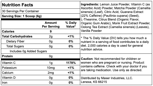 ThirsTea Bulk Tub - 30 Servings