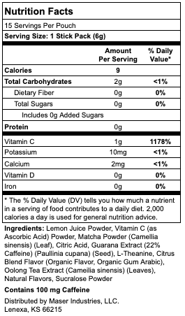 ThirsTea Pouch - 15 Sticks